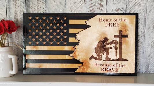 Kneeling Soldier Free Brave