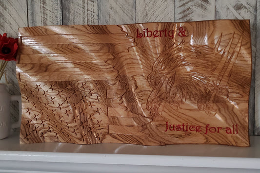 Wavy Distressed America