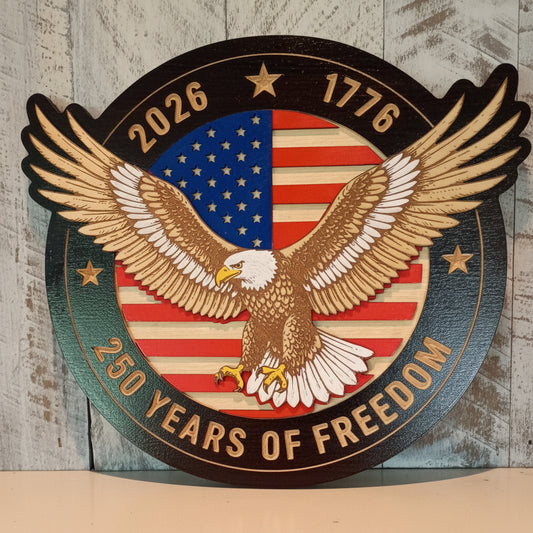 250 Anniversary Eagle Emblem