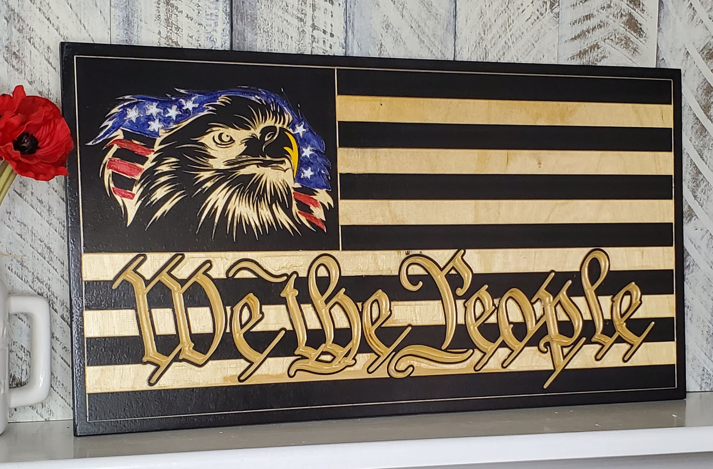 12x22 We-The-People with Eagle Union Blk