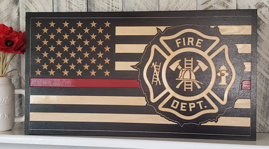 12x22 Fire Dept Flag