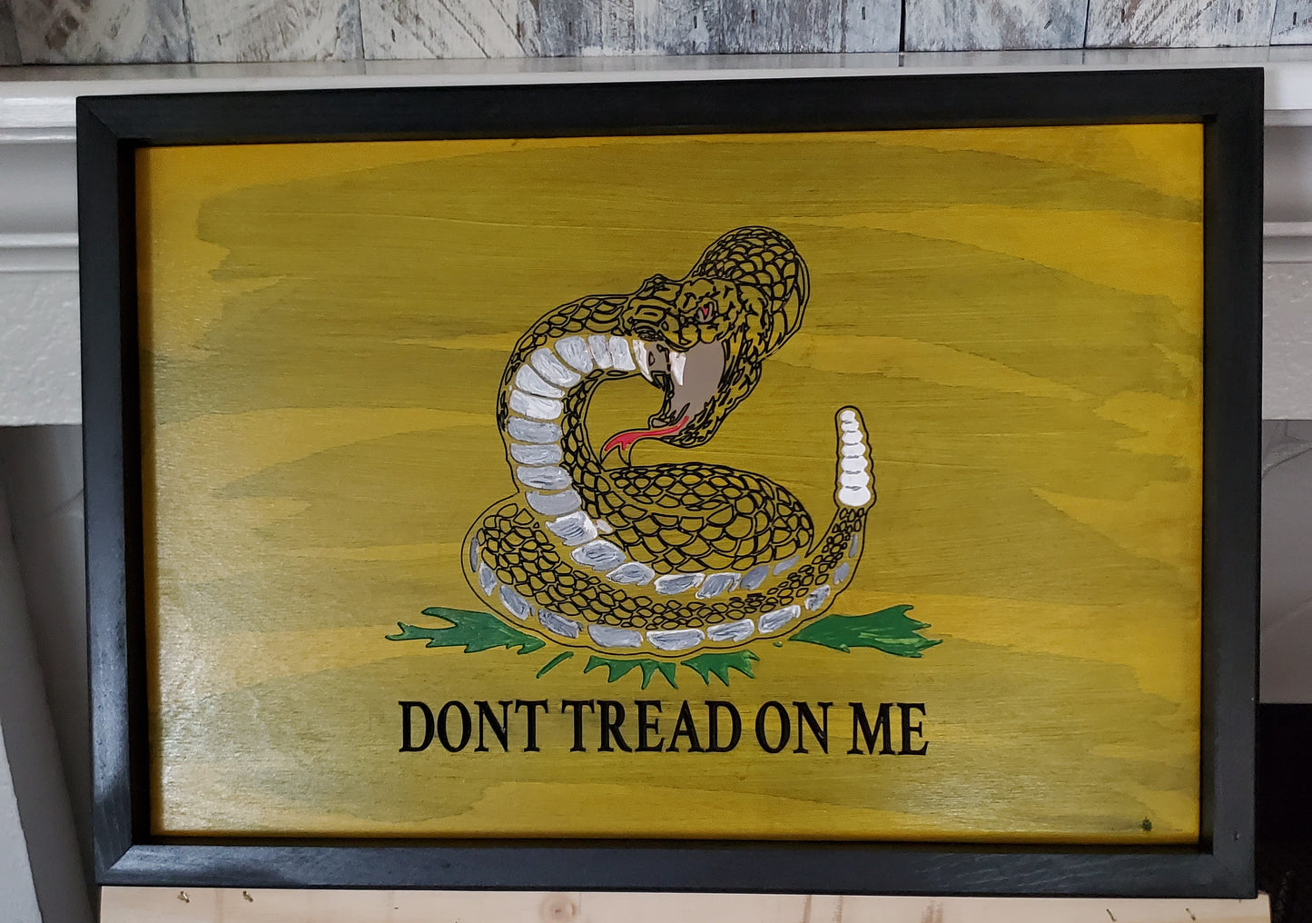 13x19 Gadsden Flag Crazy snake