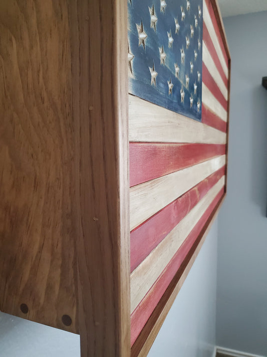 Large Concealment Case with Flag