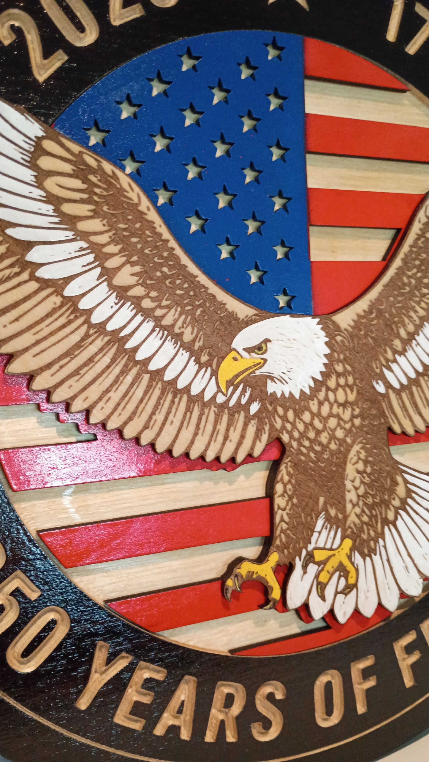 250 Anniversary Eagle Emblem