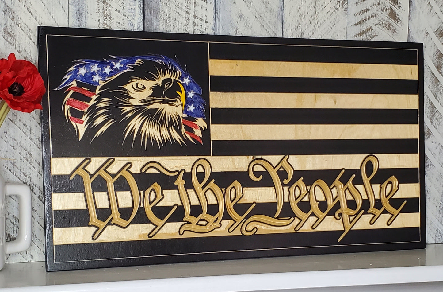 12x22 We-The-People with Eagle Union Blk