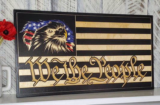 12x22 We-The-People with Eagle Union Blk