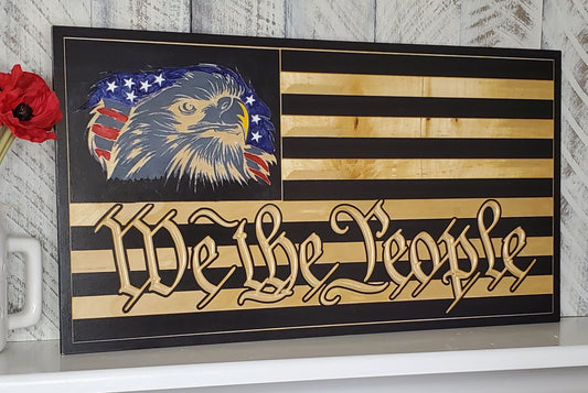 12x22 We-The-People with Eagle Union Grey